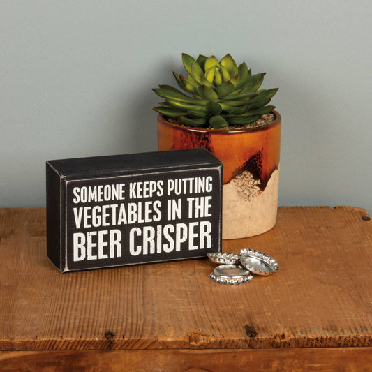 Beer Crisper Box Sign - Cardsmartct