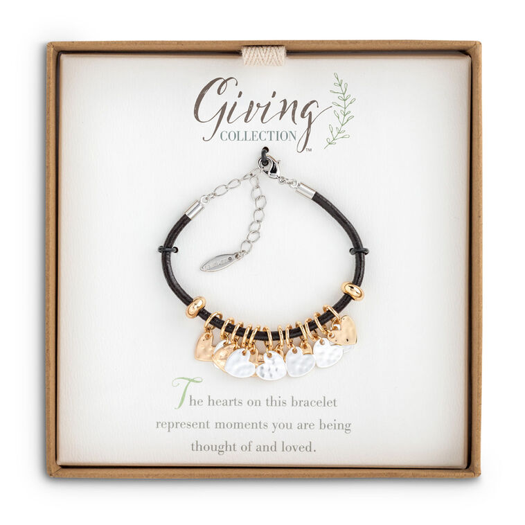 Heart Charms Giving Bracelet