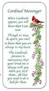 Cardinal Bird Hanging Ornament, 3.125 Inch, Red - Cardsmartct