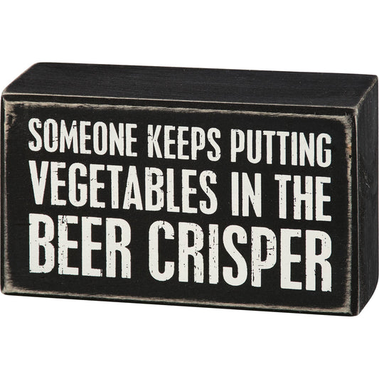 Beer Crisper Box Sign - Cardsmartct