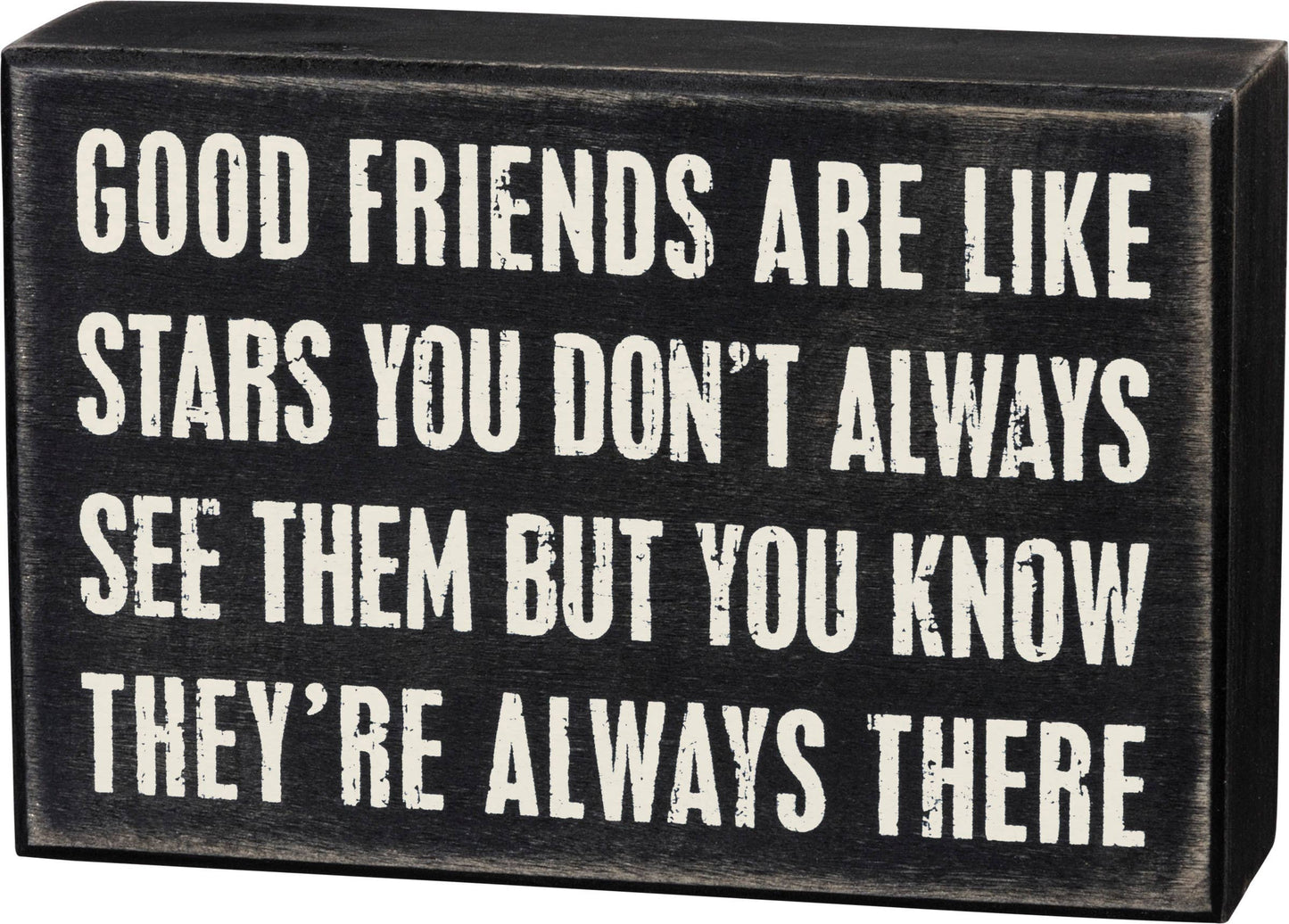 Good Friends Box Sign
