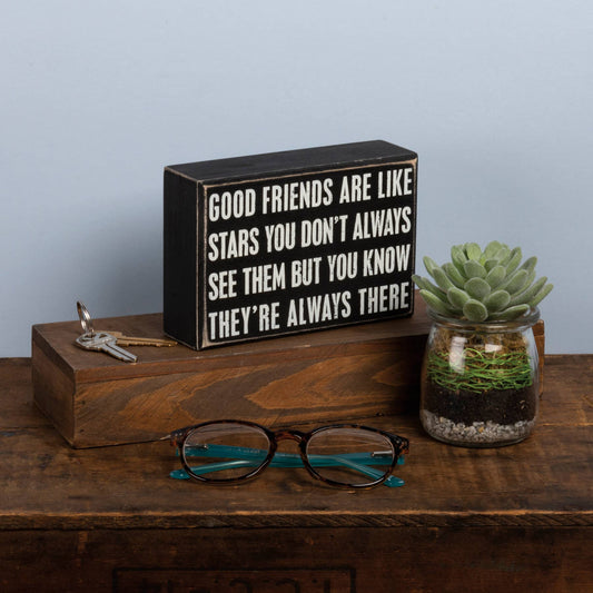 Good Friends Box Sign - Cardsmartct
