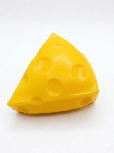 Cheesy Wedge Squishy Toy – Slow Rise Sensory Stress Squeeze - Cardsmartct