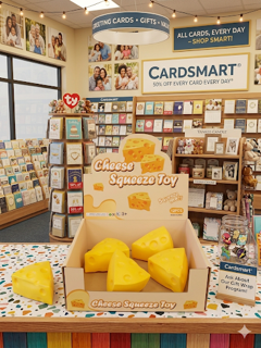 Cheesy Wedge Squishy Toy – Slow Rise Sensory Stress Squeeze - Cardsmartct