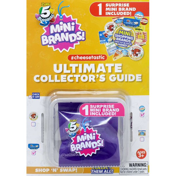 5 Surprise Mini Brands! Ultimate Collector's Guide Mystery Pack (1 RAN ...